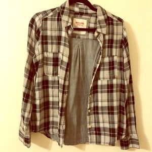 Plaid Mossimo button down shirt